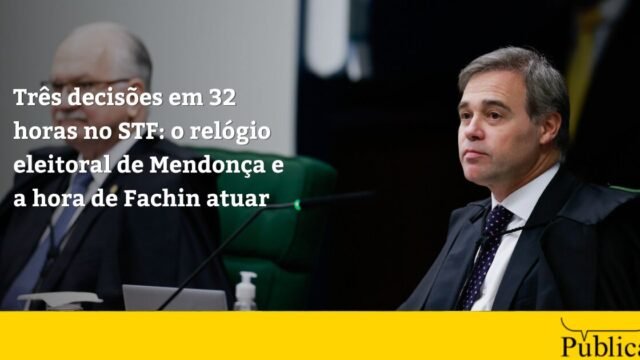 Fachin suspende decisões de Mendonça e Dino sobre a Polícia Federal e leva o caso ao plenário do STF