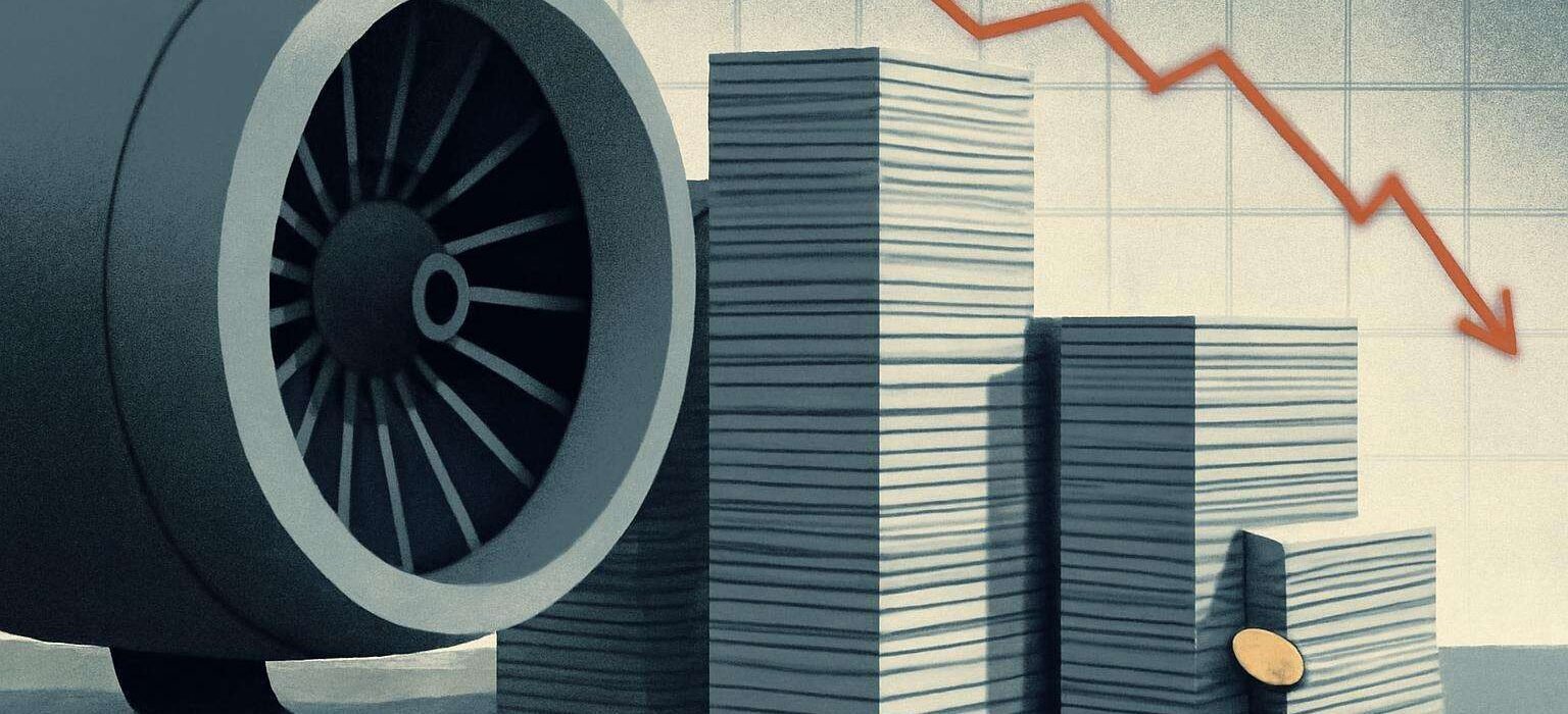 GE Aerospace eleva projeção do ano com pedidos 49% maiores, e a ação cai