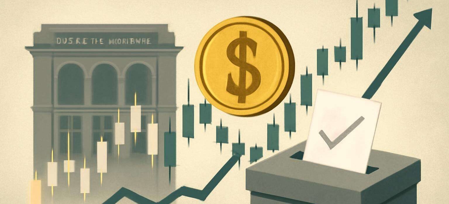 Ibovespa recua e dólar sobe com pesquisa eleitoral apertada