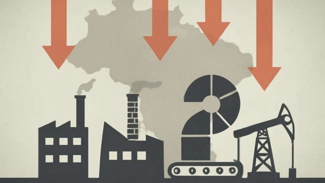 Produção industrial brasileira recua 0,6% em agosto e cai 1,2% em um ano